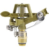 Hochleistungs-Sprinklerkopf mit Düsen, Messing-Impulsregner, Sprinkler für Garten, Rasen und Grünflächen. Hochleistungs-Sprinklerkopf mit Düsen, Messing-Impulsregner, Sprinkler für Garten, Rasen und Grünflächen. von CREA