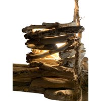 Regal Aus Treibholz Und Integrierte Beleuchtung Regal Aus Treibholz Und Integrierte Beleuchtung von CREAFLEURETTE