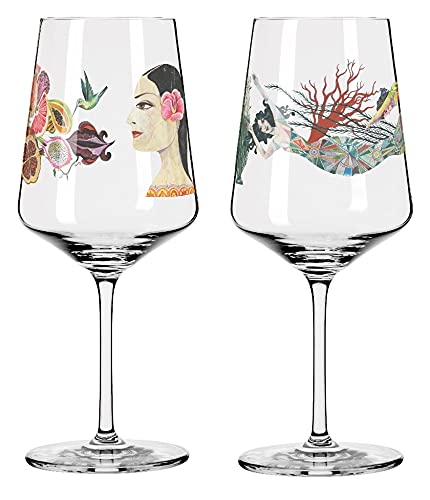 2er Set Ritzenhoff APERIZZO Schaumweingläser Aperitifgläser SOMMERRAUSCH 05 + 06 von CREAFLOR HOME