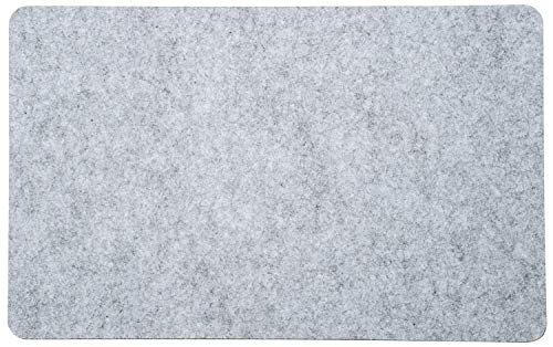 CREAFLOR HOME 6er Set Platzsets, Tischsets Filz 45x30cm hellgrau rechteckig Kesper von CREAFLOR HOME