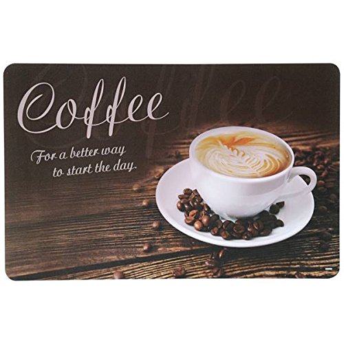 CREAFLOR HOME 12er Set Platzsets, Tischsets Coffee Letters braun 43x28cm Kesper von CREAFLOR HOME