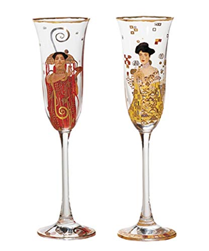 CREAFLOR HOME 2er Set Gustav Klimt Sektgläser Die Medizin Adele Bloch-Bauer Goebel Artis Orbis CREAFLOR HOME 2er Set Gustav Klimt Sektgläser Die Medizin Adele Bloch-Bauer Goebel Artis Orbis von CREAFLOR HOME