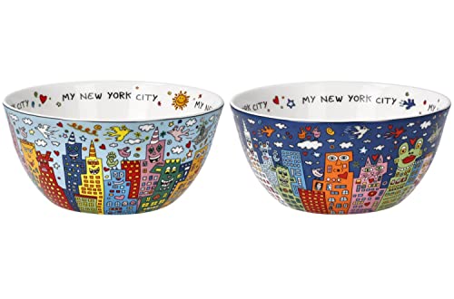 CREAFLOR HOME 2er Set James Rizzi Müslischalen My New York City Day & Night D. 15cm Goebel von CREAFLOR HOME