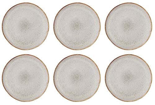 CREAFLOR HOME 6X Kuchenteller, Dessertteller Sandrine hellgrau D. 22cm Keramik Bloomingville CREAFLOR HOME 6X Kuchenteller, Dessertteller Sandrine hellgrau D. 22cm Keramik Bloomingville von CREAFLOR HOME