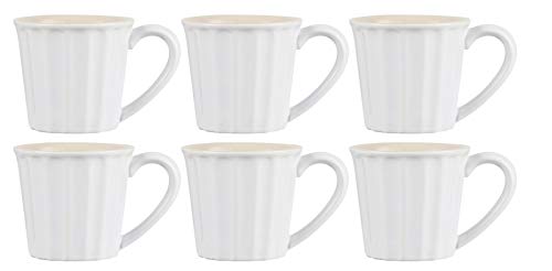 CREAFLOR HOME 6er Set Becher, Tassen MYNTE Pure White weiß für 250ml Steingut Ib Laursen CREAFLOR HOME 6er Set Becher, Tassen MYNTE Pure White weiß für 250ml Steingut Ib Laursen von CREAFLOR HOME