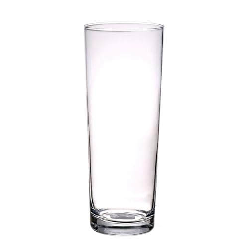 CREAFLOR HOME Dekoglas Vase Basic Collection konisch H. 24cm D. 9,4cm transparent Glas Duif von CREAFLOR HOME