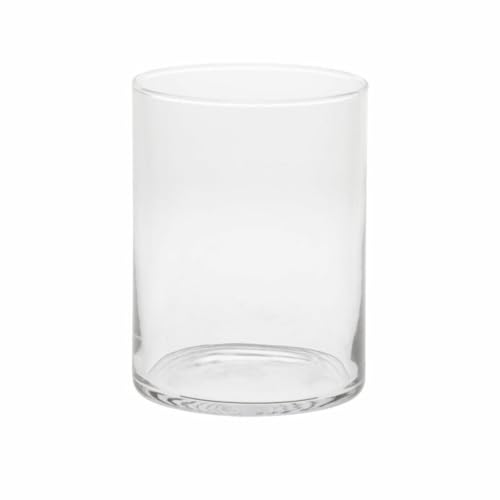 CREAFLOR HOME Dekoglas Vase Basic Collection Zylinder H. 21,5cm D 13,5cm transparent Glas Duif von CREAFLOR HOME