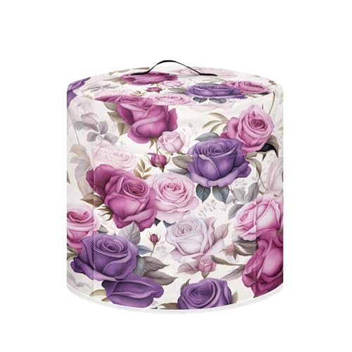 CREAMIC Purple Rose Schnellkochtopf-Abdeckung für Schnellkochtopf und Luftfritteusen-Zubehör, schmutzabweisend, waschbar, runde Schutzhülle für Elektrogeräte mit Fronttasche CREAMIC Purple Rose Schnellkochtopf-Abdeckung für Schnellkochtopf und Luftfritteusen-Zubehör, schmutzabweisend, waschbar, runde Schutzhülle für Elektrogeräte mit Fronttasche von CREAMIC
