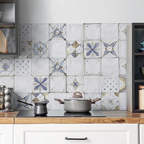 CREARREDA Küchenrückwand Selbstklebend Made in Italy Einfache Anwendung Spritzschutz aus PVC Wasserbeständig und Langlebig. von CREARREDA
