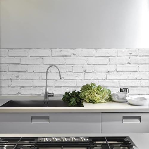 CREARREDA Küchenrückwand Selbstklebend Made in Italy Einfache Anwendung Spritzschutz aus PVC Wasserbeständig und Langlebig. von CREARREDA