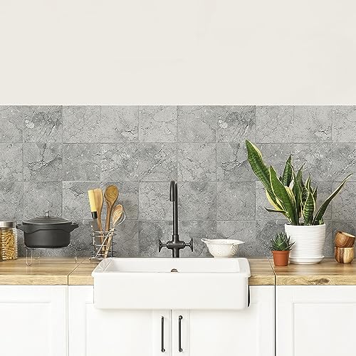 CREARREDA Küchenrückwand Selbstklebend Made in Italy Einfache Anwendung Spritzschutz aus PVC Wasserbeständig und Langlebig. von CREARREDA