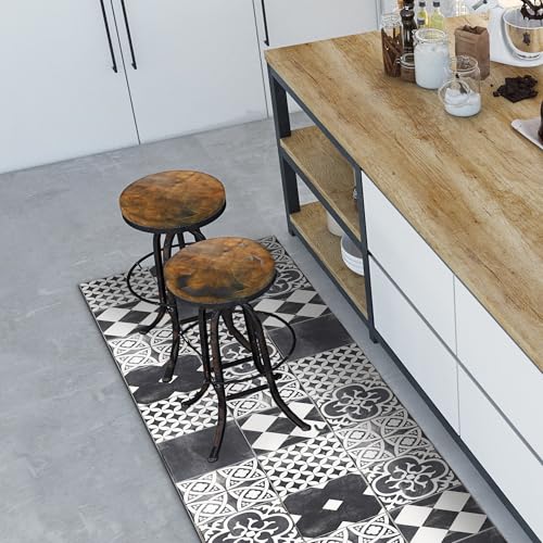 CREARREDA Teppich Läufer - Küchenläufer 120x50 cm Schiefer-Zement-Fliesen Vinyl rutschfest und waschbar Küchenläufer aus Vinyl, 100% Made in Italy Tepiche für Wohnzimmer, Küche CREARREDA Teppich Läufer - Küchenläufer 120x50 cm Schiefer-Zement-Fliesen Vinyl rutschfest und waschbar Küchenläufer aus Vinyl, 100% Made in Italy Tepiche für Wohnzimmer, Küche von CREARREDA