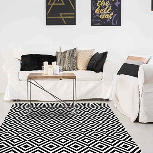 CREARREDA Teppich Vinyl Wohnzimmerteppich Vinyl-Bodenschutz 100% Made in Italy, mit ungiftiger Tinte, flammhemmend und wasserabweisend von CREARREDA
