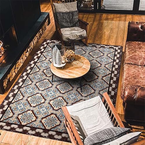 CREARREDA Teppich Vinyl Wohnzimmerteppich Vinyl-Bodenschutz 100% Made in Italy, mit ungiftiger Tinte, flammhemmend und wasserabweisend CREARREDA Teppich Vinyl Wohnzimmerteppich Vinyl-Bodenschutz 100% Made in Italy, mit ungiftiger Tinte, flammhemmend und wasserabweisend von CREARREDA