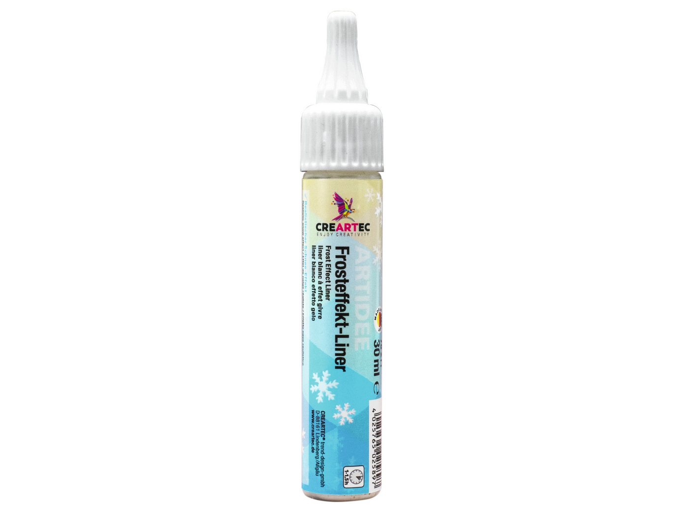 CREARTEC Bastelkleber 78211, Frosteffekt-Liner - 30ml, zum erschaffener bezaubernder Schneeeffekte - Made in Germany CREARTEC Bastelkleber 78211, Frosteffekt-Liner - 30ml, zum erschaffener bezaubernder Schneeeffekte - Made in Germany von CREARTEC