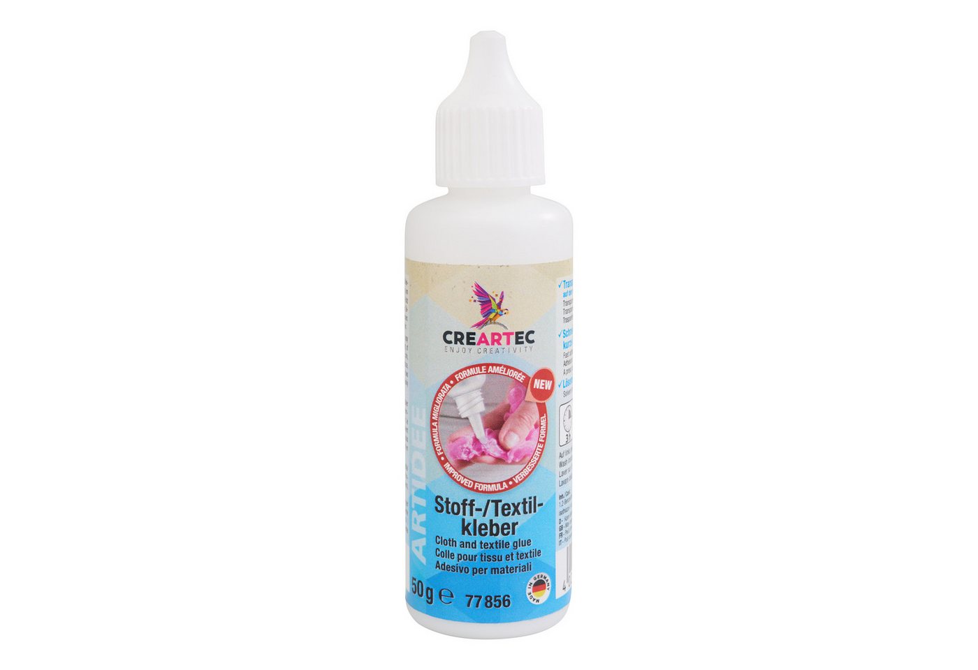 CREARTEC Bastelkleber Stoff- und Textilkleber, 50 g CREARTEC Bastelkleber Stoff- und Textilkleber, 50 g von CREARTEC