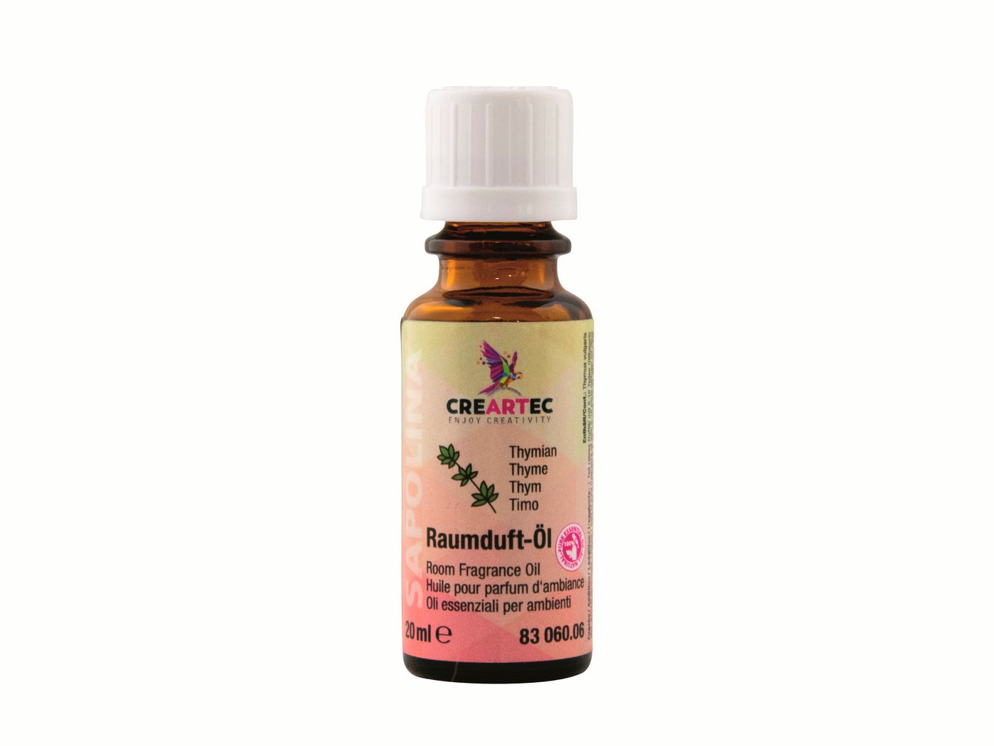 CREARTEC Duftöl 8306006, Raumduftöl - Thymian - 20ml -, zum Wohlfühlen und Entspannen - Made in Germany CREARTEC Duftöl 8306006, Raumduftöl - Thymian - 20ml -, zum Wohlfühlen und Entspannen - Made in Germany von CREARTEC
