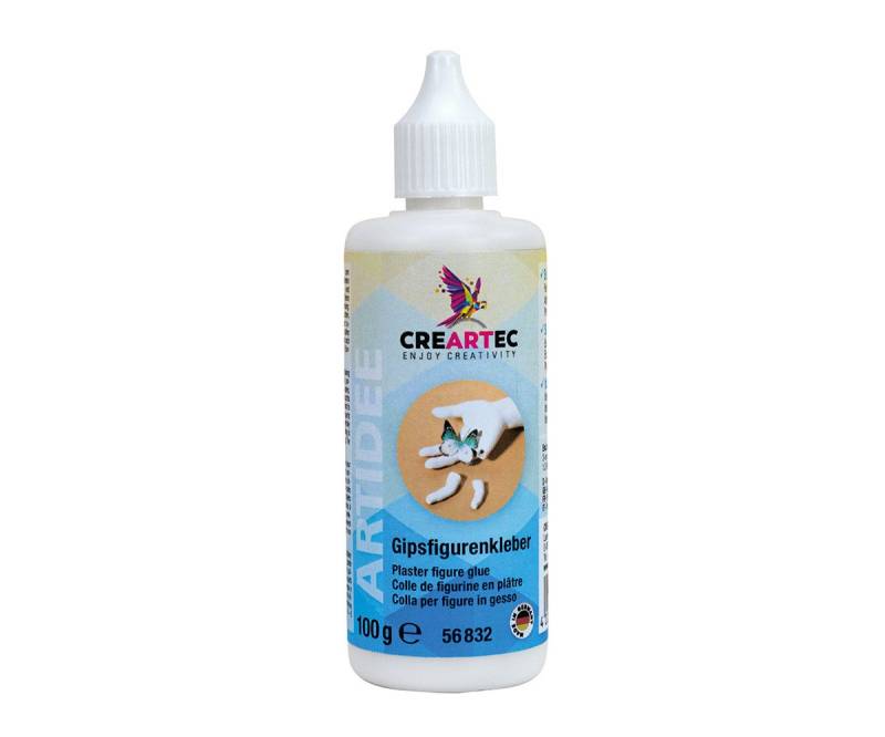 CREARTEC Klebstoff Gipsfigurenkleber - 100g - für Beton, Zement, Gips und Keramik, zur Reparatur und Restaurierung von Dekoobjekten - Made in Germany von CREARTEC