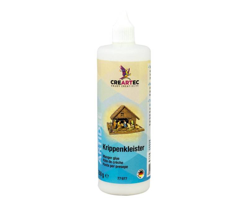CREARTEC Klebstoff Krippenkleister - 250g - für Spielzeuge und Miniaturwelten, zum Verkleben von Bastelarbeiten aus Holz - Made in Germany von CREARTEC