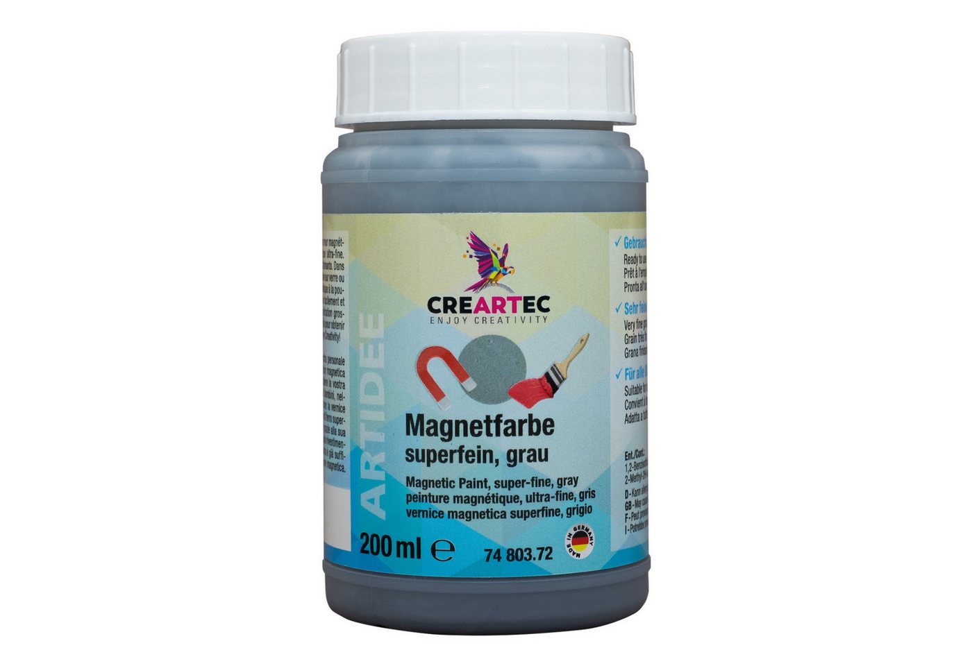 CREARTEC Magnetfarbe Magnetfarbe superfein, 200 ml CREARTEC Magnetfarbe Magnetfarbe superfein, 200 ml von CREARTEC