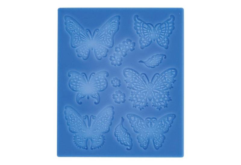 CREARTEC Modellierwerkzeug Universal Dekormatte Schmetterlinge, 9 cm x 11 cm von CREARTEC