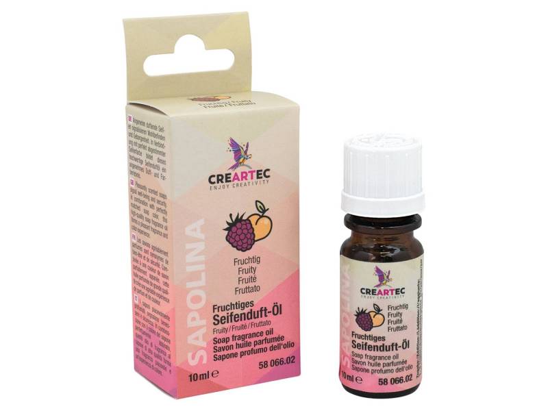 CREARTEC Seifenduftöl Sapolina Duft Früchte - 10ml -, zur Herstellung von frisch riechender Seife - Made in Germany von CREARTEC
