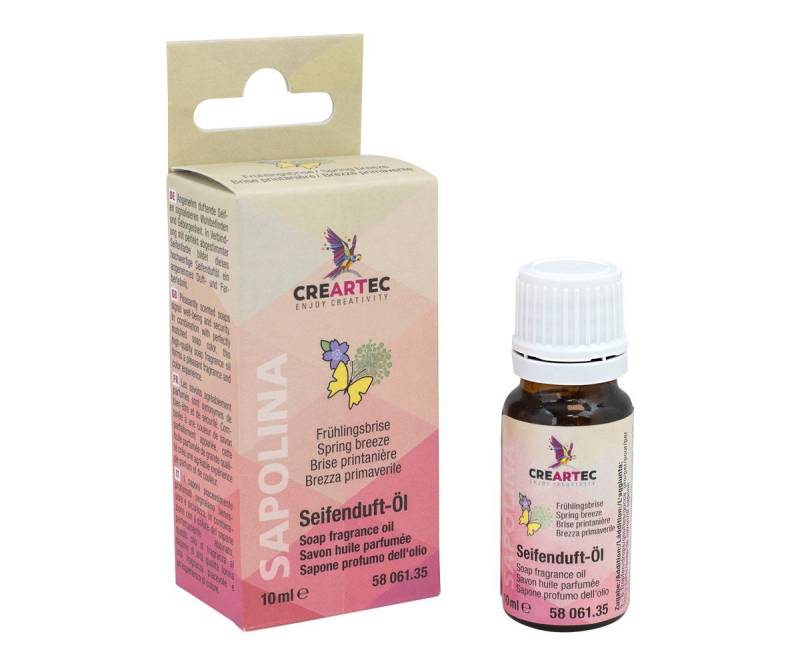 CREARTEC Seifenduftöl Sapolina Duft Frühlingsbriese - 10ml -, zur Herstellung von frisch riechender Seife - Made in Germany von CREARTEC