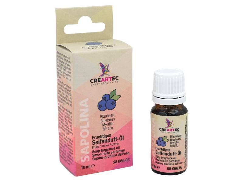 CREARTEC Seifenduftöl Sapolina Fruchtige Blaubeere - 10ml -, zur Herstellung von frisch riechender Seife - Made in Germany von CREARTEC