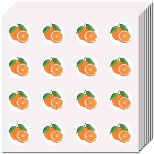 CREATCABIN 128 Stück Orangefarbene Aufkleber Obst Vinyl Aufkleber Selbstklebend Wasserfest Runde Punkte Große Menge Ästhetische Planer Aufkleber Für Wasserflaschen Laptop Gepäck Computer Handy 2.5cm CREATCABIN 128 Stück Orangefarbene Aufkleber Obst Vinyl Aufkleber Selbstklebend Wasserfest Runde Punkte Große Menge Ästhetische Planer Aufkleber Für Wasserflaschen Laptop Gepäck Computer Handy 2.5cm von CREATCABIN