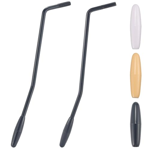 CREATCABIN 2 Stück Schwarzer Tremoloarm E Gitarren Whammy Bar Metalleisen Einzelgewinde Vibrato Einzelarmstangen Ersatzwerkzeuge Mit 3Stück Spitzen Für Gitarren Stratocaster Brückeneinsatz Teilzubehör CREATCABIN 2 Stück Schwarzer Tremoloarm E Gitarren Whammy Bar Metalleisen Einzelgewinde Vibrato Einzelarmstangen Ersatzwerkzeuge Mit 3Stück Spitzen Für Gitarren Stratocaster Brückeneinsatz Teilzubehör von CREATCABIN