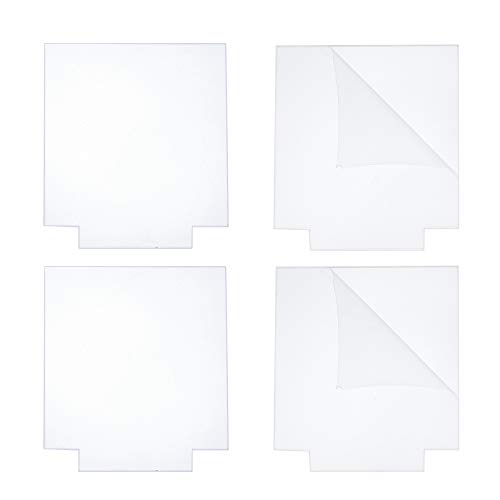 CREATCABIN 4 Stück Acrylglasplatte Klare Gegossene Plexiglas Quadratische Platte 4mm Dicke Kunststoffglasplatte Für LED-Lichtsockel, Zeichen, DIY-Display-Projekte, Kunst CREATCABIN 4 Stück Acrylglasplatte Klare Gegossene Plexiglas Quadratische Platte 4mm Dicke Kunststoffglasplatte Für LED-Lichtsockel, Zeichen, DIY-Display-Projekte, Kunst von CREATCABIN