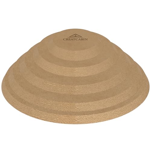 CREATCABIN 5 Stück Runde Töpferformen Keramikplatten Formformen 5 Größen Holz Töpferformen Ton Töpferformwerkzeuge MDF Keramik Schalen Teller Slump Form Für Handbauplatten DIY Bastelbedarf von CREATCABIN