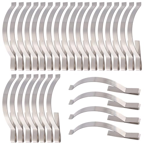 CREATCABIN 50Stück Fliegengitter Spannfederklammern Aus Edelstahl Eckmontage Flache Fensterfeder Fliegengitter Clips Sicheren Halten von Fliegengittern In Aluminiumkanälen Für Fensterzubehör 5.6x0.5cm von CREATCABIN