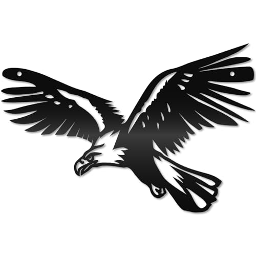 CREATCABIN Art Word Wanddekoration Metall Aufhängen Adler Wandskulptur Patrioten Geschenk Schwarz Modern Einfache Ornamente Zubehör Für Wohnzimmer Schlafzimmer Außen Innenhof Wanddekoration 30x20cm CREATCABIN Art Word Wanddekoration Metall Aufhängen Adler Wandskulptur Patrioten Geschenk Schwarz Modern Einfache Ornamente Zubehör Für Wohnzimmer Schlafzimmer Außen Innenhof Wanddekoration 30x20cm von CREATCABIN