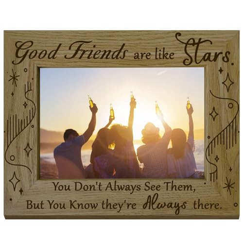 CREATCABIN Bilderrahmen Friends,Holzfotorahmen,Personalisierter Spruch,Bilderrahmen,Gedenk-Tischaufsteller,Andenken,Anzug 4"X6"Bild,Geschenk Für Beste Freunde,Bestie,Klassenkamerad,Geburtstag,22x17cm CREATCABIN Bilderrahmen Friends,Holzfotorahmen,Personalisierter Spruch,Bilderrahmen,Gedenk-Tischaufsteller,Andenken,Anzug 4"X6"Bild,Geschenk Für Beste Freunde,Bestie,Klassenkamerad,Geburtstag,22x17cm von CREATCABIN