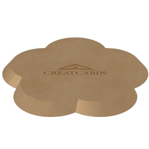 CREATCABIN Blumen Töpferformen Tellerformformen Keramikformen Aus Holz Teller Tablettformen Tonwerkzeuge Töpferwerkzeuge Ton Trockenbrett Keramik Slump Formen Zum Herstellen von Handbauplatten 15x15cm von CREATCABIN