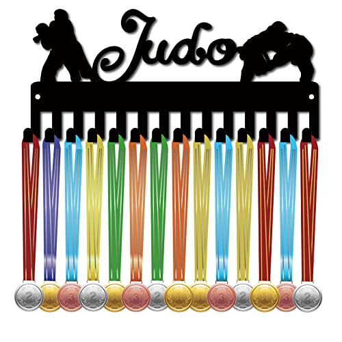 CREATCABIN Judo Medaillenaufhänger Display Rack Sport Metall Hängende Auszeichnungen Eisen Kleine Halterung Dekor Mit 14 Haken Für Wand Heim Abzeichen Rennen Laufen Gymnastik Schwimmen Schwarz 29x13cm CREATCABIN Judo Medaillenaufhänger Display Rack Sport Metall Hängende Auszeichnungen Eisen Kleine Halterung Dekor Mit 14 Haken Für Wand Heim Abzeichen Rennen Laufen Gymnastik Schwimmen Schwarz 29x13cm von CREATCABIN
