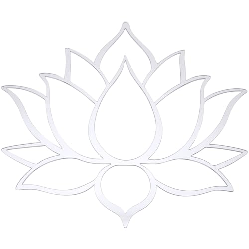 CREATCABIN Mandala-Lotus-Acryl-Spiegel-Wandaufkleber,Blume,3D-Spiegelaufkleber,Spiegel-Kunstwand-Wandaufkleber,Dekor,Selbstklebend,Abnehmbar,Für Zuhause,Yoga,Studio,Wohnzimmer,Schlafzimmer,30x26cm CREATCABIN Mandala-Lotus-Acryl-Spiegel-Wandaufkleber,Blume,3D-Spiegelaufkleber,Spiegel-Kunstwand-Wandaufkleber,Dekor,Selbstklebend,Abnehmbar,Für Zuhause,Yoga,Studio,Wohnzimmer,Schlafzimmer,30x26cm von CREATCABIN