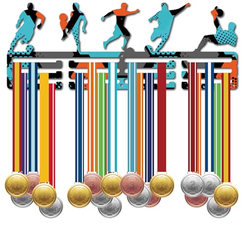 CREATCABIN Medaillenhalter Für Fußball Aufhänger Medaillen Ausstellungsständer Buntes Metall Eisen Regal Medaillenplaketten Aufhänger Organizer Medaillenrahmen Wandmontage Aufhängen Medaille 40x15cm CREATCABIN Medaillenhalter Für Fußball Aufhänger Medaillen Ausstellungsständer Buntes Metall Eisen Regal Medaillenplaketten Aufhänger Organizer Medaillenrahmen Wandmontage Aufhängen Medaille 40x15cm von CREATCABIN