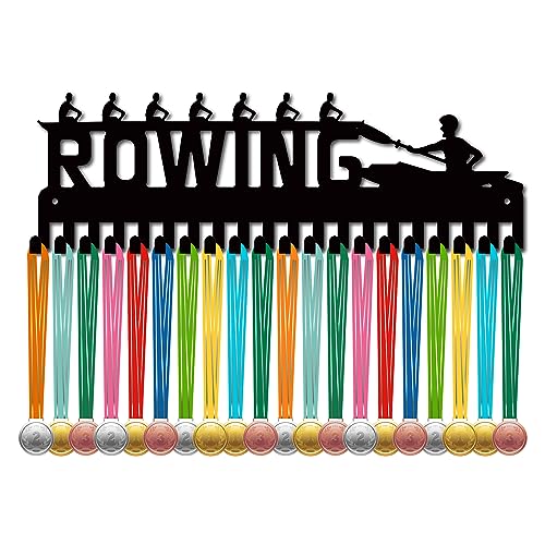 CREATCABIN Rudern Medaillenhalter Aufhänger Medaillenständer Organizer Metall Eisenband Medaillenaufhänger Halter Regalständer Rahmen Dekor Wandmontage Aufhängen 20 Haken Für Sportler Silber 40x13cm CREATCABIN Rudern Medaillenhalter Aufhänger Medaillenständer Organizer Metall Eisenband Medaillenaufhänger Halter Regalständer Rahmen Dekor Wandmontage Aufhängen 20 Haken Für Sportler Silber 40x13cm von CREATCABIN