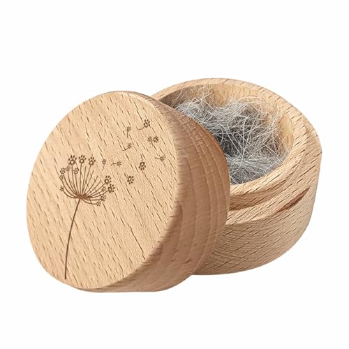 CREATCABIN Runde Mini Tierurne Holz Kleine Haustierurnen Für Asche Tierhaare Andenkenbox Etui Löwenzahn Akazienholz Dekorative Urnen Beerdigung Einäscherung Haustierurne Gedenkbox Für Hunde 5x4cm CREATCABIN Runde Mini Tierurne Holz Kleine Haustierurnen Für Asche Tierhaare Andenkenbox Etui Löwenzahn Akazienholz Dekorative Urnen Beerdigung Einäscherung Haustierurne Gedenkbox Für Hunde 5x4cm von CREATCABIN