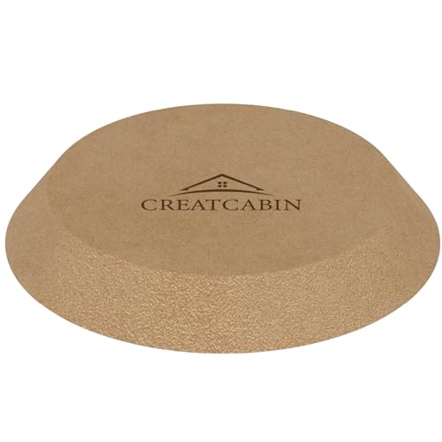 CREATCABIN Runde Töpferformen Keramikplatten Formformen Holz Töpferformen Ton Töpferformwerkzeuge MDF Keramik Schüssel/Teller Slumpform Für Handbauplatten DIY Bastelbedarf 15x15cm von CREATCABIN