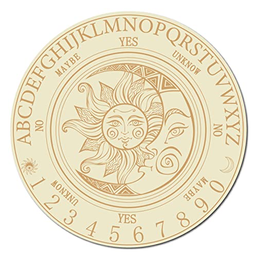 CREATCABIN Sonne-Mond-Pendelbrett Hölzernes Hexen-Altar-Brett Geschnitztes Brett Wünschelrute Metaphysische Botschaft Hexerei Wicca-Altar Liefert Kraft Für Wahrsagen Wicca-Meditation 7.8 x 7.8 Zoll CREATCABIN Sonne-Mond-Pendelbrett Hölzernes Hexen-Altar-Brett Geschnitztes Brett Wünschelrute Metaphysische Botschaft Hexerei Wicca-Altar Liefert Kraft Für Wahrsagen Wicca-Meditation 7.8 x 7.8 Zoll von CREATCABIN