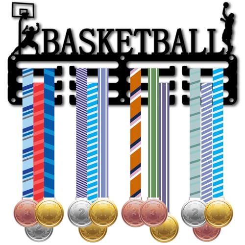 CREATCABIN Sportmedaillen Aufhänger Basketball Medaillenhalter Für Die Wand 3 Linien Design Klein Schwarz Preis Hängeregal Wandmontage Raumdekoration Für Sportler Rennwettbewerbssieger 29x13cm CREATCABIN Sportmedaillen Aufhänger Basketball Medaillenhalter Für Die Wand 3 Linien Design Klein Schwarz Preis Hängeregal Wandmontage Raumdekoration Für Sportler Rennwettbewerbssieger 29x13cm von CREATCABIN