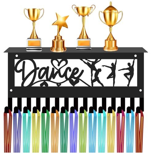 CREATCABIN Tanz-Medaillenaufhänger Mit Regal,Trophäen-Medaillenhalter,Sportregal,Rahmen,Eisen,Wandhalterung,Medaillenaufhänger,Organizer Zum Aufhängen,Abzeichen,Ballett,Tanz,Medaillengewinner,30x13cm CREATCABIN Tanz-Medaillenaufhänger Mit Regal,Trophäen-Medaillenhalter,Sportregal,Rahmen,Eisen,Wandhalterung,Medaillenaufhänger,Organizer Zum Aufhängen,Abzeichen,Ballett,Tanz,Medaillengewinner,30x13cm von CREATCABIN