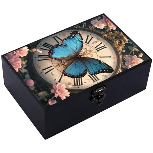 CREATCABIN Tarot-Aufbewahrungsboxen aus Holz, Hexenbox, schwarzer Schmetterling, Tarotbox für Karten, Kristallhalter, rechteckig, Schmuckkästchen, Andenkenbox, dekorativer Aufbewahrungsbehälter für CREATCABIN Tarot-Aufbewahrungsboxen aus Holz, Hexenbox, schwarzer Schmetterling, Tarotbox für Karten, Kristallhalter, rechteckig, Schmuckkästchen, Andenkenbox, dekorativer Aufbewahrungsbehälter für von CREATCABIN