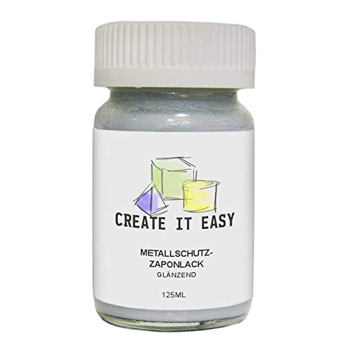 NEU Create It Easy Metallschutzlack / Zaponlack 125ml glänzend (lösungsmittelhaltig) von CREATE IT EASY