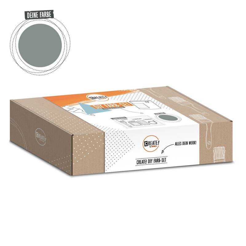 CREATE! by OBI DIY Farb-Set Blaugrau Satin Finish 125 ml von CREATE! by OBI