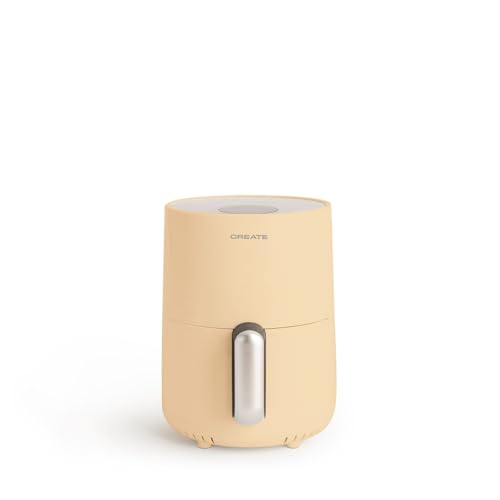 CREATE/FRYER AIR/Heißluftfritteuse 1.5L Sand/Antihaft-Korb, automatische Abschaltung, BPA-frei, programmierbar, 900W von CREATE