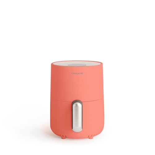 CREATE/FRYER AIR/Heißluftfritteuse 1.5L Terrakotta/Antihaft-Korb, automatische Abschaltung, BPA-frei, programmierbar, 900W von CREATE